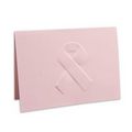 Pink Awareness Ribbon - Note Card and Envelope